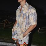 Рубашка Unisex Lapel Moderate ZIAREL, коричневый - фото 5