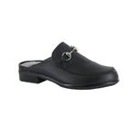 Женские кожаные мюли Halny в черном цвете NAOT - фото