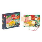 Janod, доска для манипуляций с деревянной фермой - фото 11