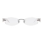 GENTLE MONSTER Солнцезащитные очки Glitz 02, Silver - фото 4