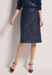 Юбка А-силуэта MADELEINE, синий - фото
