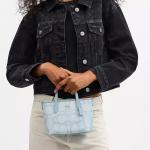 COACH Городская сумка из прорезиненного хлопка - фото 8