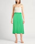 Юбка миди Forte_Forte, зеленый - фото 2