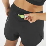 Женские шорты Cross 3" Salomon, чёрный - фото 3