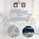 Постельное белье , синее, 1x 135x200 см + 1x 80x80 см Erwin Müller - фото 4