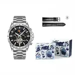 KANGOL Часы Interstellar Series Automatic Mechanical Movement Stainless Steel Strap Watch Men's Watch Black Dial - фото 12