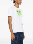 Футболка с принтом Comme Des Garçons Play, белый - фото 4
