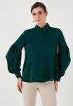 Рубашка LELA, зеленый - фото