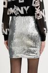Юбка DKNY, серебряный - фото 3