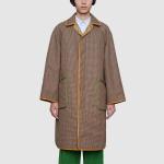 Пальто мужское Disney x Gucci, коричневый - фото 5