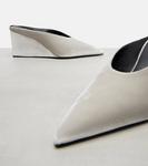 Туфли-лодочки Cube 75 velvet wedge Alaïa, Noir - фото 5