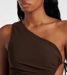 Купальник с одним плечом Saint Laurent, Marron - фото 4