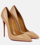 Кожаные туфли So Kate 120 Christian Louboutin, бежевый - фото