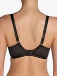 Anna Sheer Mesh Triangle Bralette Heist, Black - фото 3