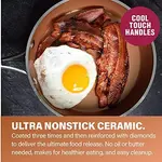 Набор посуды Gotham Steel Hammered Copper, 15 предметов - фото 28