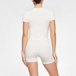 Футболка SKIMS Cotton Rib, цвет Marble - фото 4