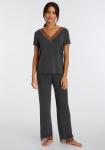 Пижама LASCANA, серый - фото 4