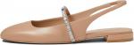 Балетки Stuart Weitzman Stefanie Slingback Flat, цвет Adobe/Clear - фото 4