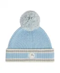 Шапка с помпоном Fusalp, синий - фото