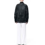 WE11DONE Джинсовая куртка унисекс черная, Black - фото 6