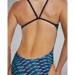 Купальник TYR Durafast Elite Cutoutfit Dragonflyte, синий - фото 5