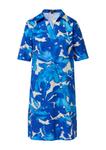 Платье рубашка COMMA Shirt Dress, цвет blue/azure - фото
