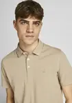 Рубашка-поло Jack & Jones "Paulos Polo", бежевый - фото 3