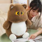 Мягкая игрушка Copper Bell Big Eye Cat OUYIN, коричневый - фото 6