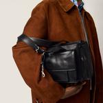 Шоппер из наппы Utilitaire MIU MIU, черный - фото 8