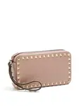 Клатч с декором Rockstud VALENTINO GARAVANI, розовый - фото 3