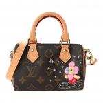 LOUIS VUITTON Луи Виттон Нано Спиди розовый - фото