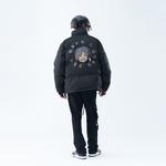 HARSH AND CRUEL Унисекс пуховик, Mixed Black - фото 6