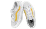 Кроссовки style 36 'leather pop - spectra yellow' Vans, белый - фото 4