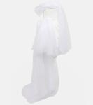 Мини-платье Evermore без бретелек из тюля Maticevski, белый - фото