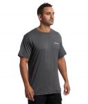 Футболка Columbia Kwick Hike Back Graphic Short Sleeve Tee, Black Heather/Linear View Multi - фото 2