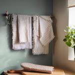 Полотенце кухонное Ikea Välvårdad с узором, 45х60 см, белый / синий - фото 3