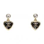 Chanel Серьги-гвоздики, унисекс, черные - фото 4