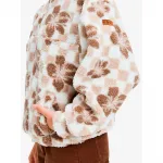 Куртка Roxy Jive Talking Bonded Fleece, коричневый - фото 5