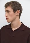 Рубашка поло SHORT SLEEVE Massimo Dutti, бургундия - фото 4