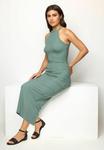 Платье Yamamay Maxi dress, Green Sage Plain/Olive - фото 4