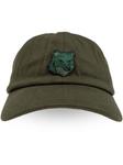 Кепка Maison Kitsuné Fox, зеленый - фото