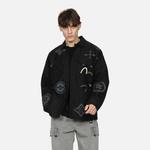 Куртка мужская черная Evisu, черный - фото 4