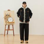 Бейсбольная куртка унисекс 714STREET, Черный - фото 3