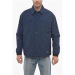 Нейлоновая верхняя рубашка MOUNTAIN STROLL с кнопками Woolrich, Blue - фото