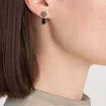 Кристаллами украшенные серьги Double G GUCCI - фото 5