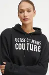 Хлопковая толстовка Versace Jeans Couture, черный - фото 5