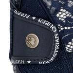 START Женские перчатки для верховой езды EQUESTRIAN QUEEN Rantau черные/темно-синие/белые - фото 4