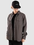 Рубашка Iriedaily Dusty Canvas Hemd, anthracite - фото