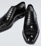 Кожаные оксфорды Elkan Tom Ford, черный - фото 3