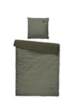Постельное белье Sansibar Jersey Melange, зеленый - фото